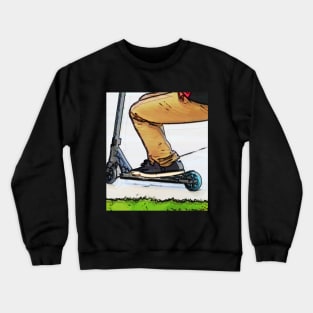 Scooter Cruiser - Stunt Scooter Trick Crewneck Sweatshirt